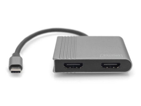 DIGITUS Adaptateur graphique, USB-C - HDMI 2-en-1