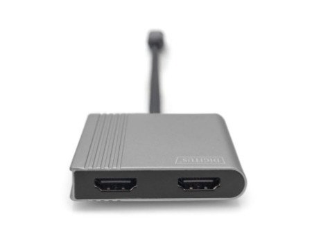 DIGITUS Adaptateur graphique, USB-C - HDMI 2-en-1