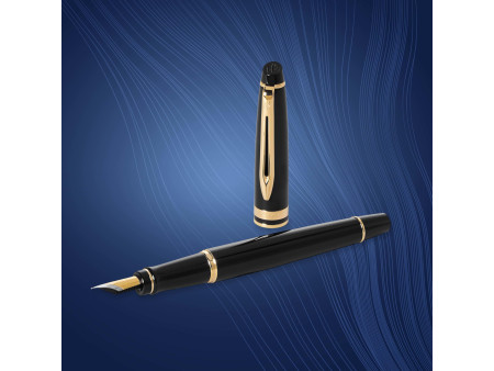 WATERMAN Stylo plume Expert, Laque Noire G.T., tracé: F