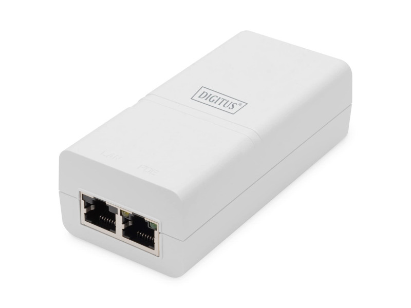 DIGITUS Injecteur Gigabit Ethernet PoE+ 802.3at, 100 m