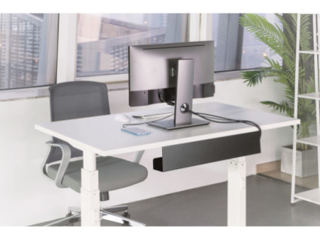 DIGITUS Goulotte passe-câble sous le bureau, noir