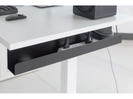 DIGITUS Goulotte passe-câble sous le bureau, noir