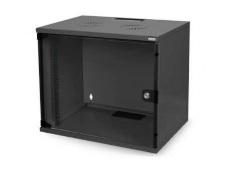 DIGITUS Coffret mural SOHO 19', non monté, 7 U, noir
