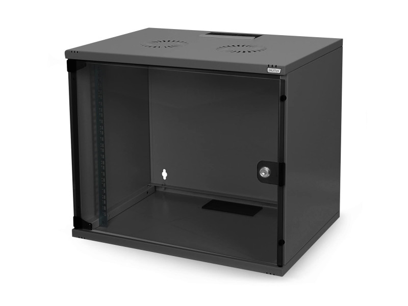DIGITUS Coffret mural SOHO 19', non monté, 7 U, noir