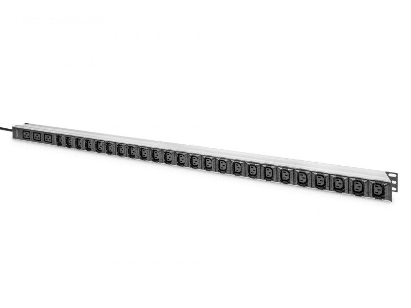 DIGITUS Bloc multiprise appareils froids 19', 27 ports, noir