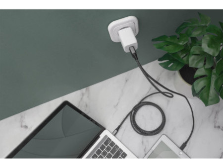 DIGITUS Chargeur USB, 2x USB-C, 65 watts, blanc