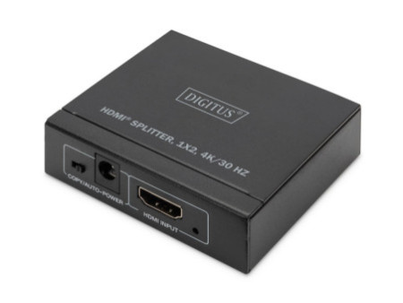 DIGITUS Répartiteur HDMI 4K, 1x2, 4K / 30 Hz, noir