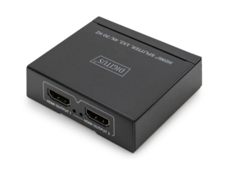 DIGITUS Répartiteur HDMI 4K, 1x2, 4K / 30 Hz, noir