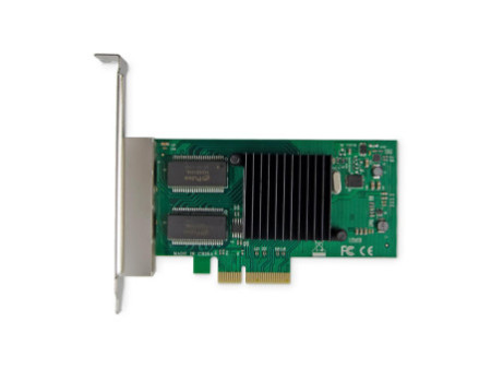 DIGITUS Carte réseau PCI Express Gigabit Ethernet, 4 ports