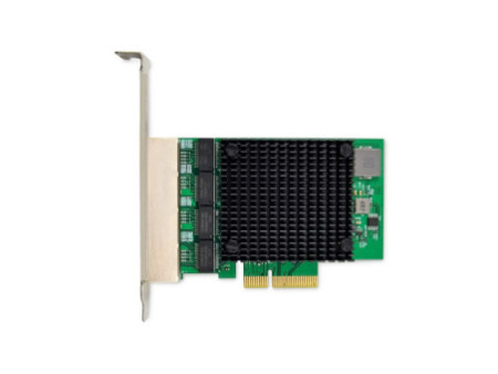 DIGITUS Carte réseau PCI Express Gigabit Ethernet, 4 ports