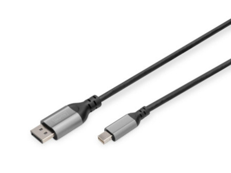 DIGITUS Câble adaptateur DisplayPort 8K 1.4, mini DP-DP, 2 m