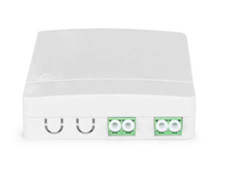 DIGITUS Boîtier FTTH, 2x LC/APC DX femelle, blanc