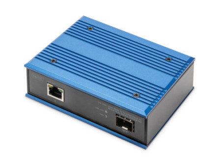 DIGITUS Convertisseur média industriel Gigabit Ethernet