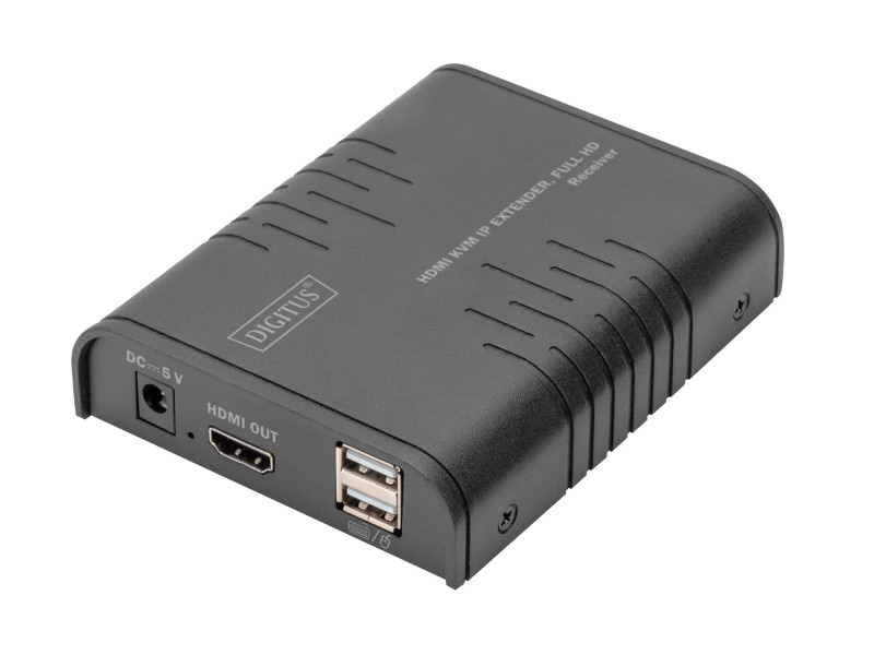 DIGITUS Extenseur récepteur HDMI KVM IP, Full HD