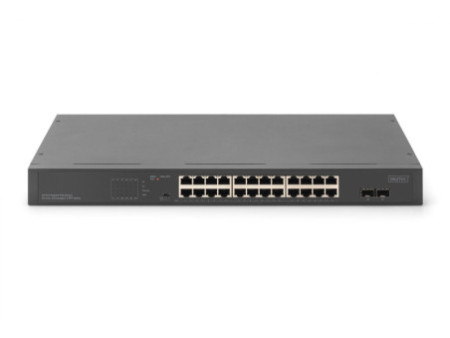 DIGITUS Commutateur réseau Gigabit 19', 24 ports