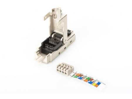 DIGITUS Connecteur RJ45, cat. 6A, STP avec capuchon