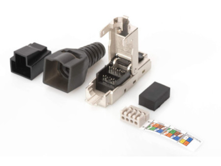DIGITUS Connecteur RJ45, cat. 6A, STP avec capuchon