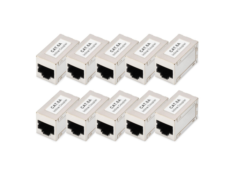 DIGITUS Adaptateur modulaire cat. 6A, blindé, pack de 10