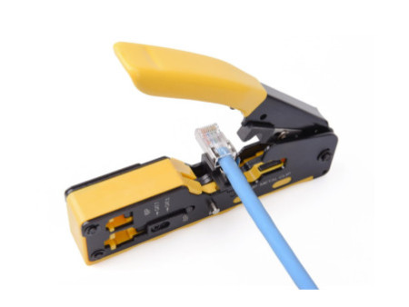DIGITUS Outil de sertissage multimodulaire, pass through