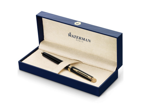 WATERMAN Stylo plume Hémisphère, Laque Noire G.T.