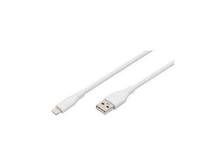 DIGITUS Câble silicone, USB-A - Lightning, 0,5 m