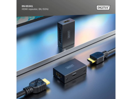 DIGITUS Répéteur HDMI, 8K/60Hz, noir
