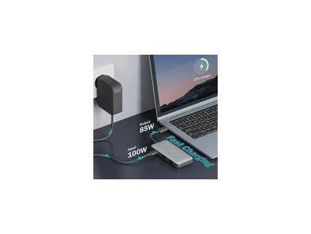 DIGITUS Station d'accueil de voyage, USB-C, 7 ports