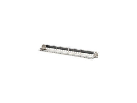 DIGITUS Panneau de brassage modulaire, 1 U, 24 ports, argent