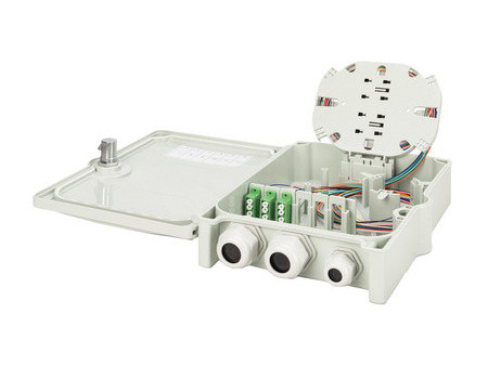 DIGITUS Boîtier de raccordement FTTH/FTTB, 12x LC/APC, garni