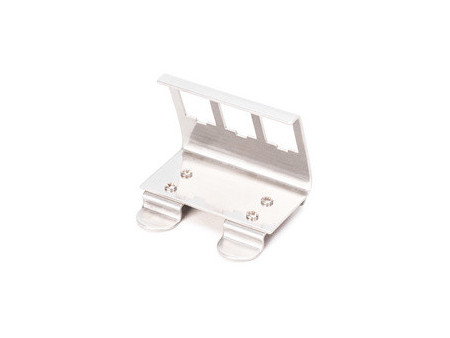 DIGITUS Adaptateur pour rail DIN pour modules Keystone, inox