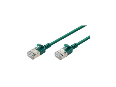 DIGITUS Câble de brassage Slim, cat. 6A, F/FTP, 2,0 m, bleu