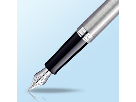 WATERMAN Stylo plume Hémisphère, Acier C.T.