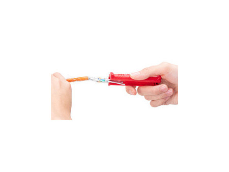 DIGITUS Pince à dénuder pour câble de données, rouge