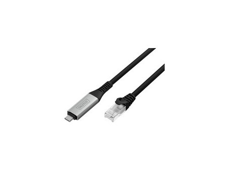 DIGITUS Câble Ethernet USB 3.2, USB-C - RJ45 mâle, 5 m