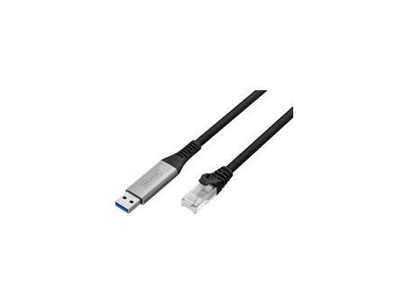 DIGITUS Câble Ethernet USB 3.2, USB-A - RJ45 mâle, 10 m