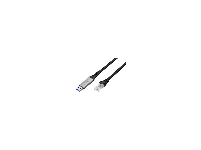 DIGITUS Câble Ethernet USB 3.2, USB-A - RJ45 mâle, 10 m