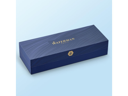 WATERMAN Stylo à bille Hémisphère, Acier G.T.