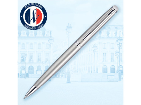 WATERMAN Stylo à bille Hémisphère, Acier C.T.