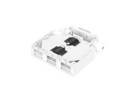 DIGITUS Adaptateur pour rail DIN pour 6x SC/DX, gris