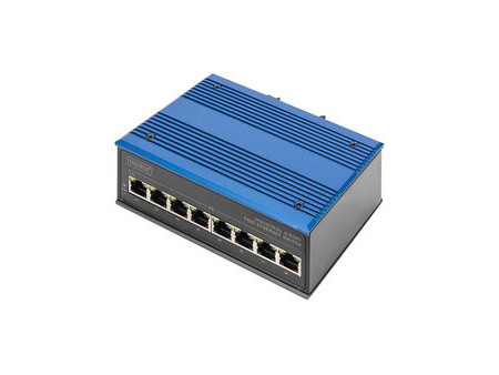 DIGITUS Commutateur Fast Ethernet, 8 ports, unmanaged