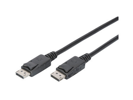 DIGITUS Câble de raccordement DisplayPort 1.2, 3,0 m, noir