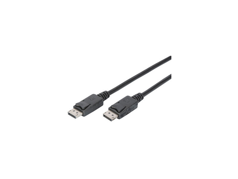 DIGITUS Câble de raccordement DisplayPort 1.2, 3,0 m, noir