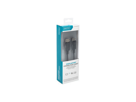 DIGITUS Câble de raccordement DisplayPort 1.2, 3,0 m, noir