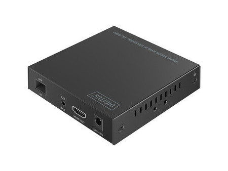 DIGITUS Récepteur KVM HDMI 4K, fibre, 300 m / 4 km