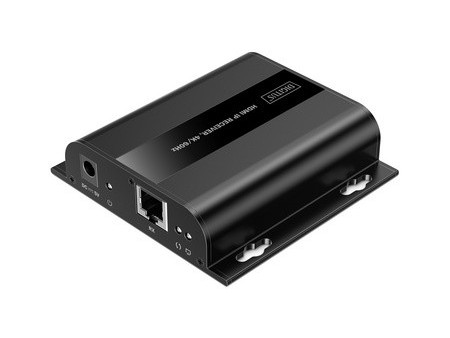 DIGITUS Récepteur IP HDMI 4K, 4K/60Hz, 120/200 m