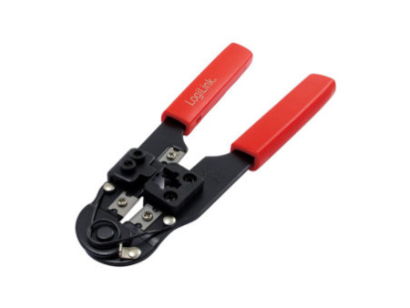 LogiLink Pince à sertir RJ45 avec découpeur et dénudeur de