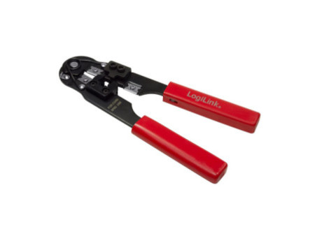 LogiLink Pince à sertir RJ45 avec découpeur et dénudeur de