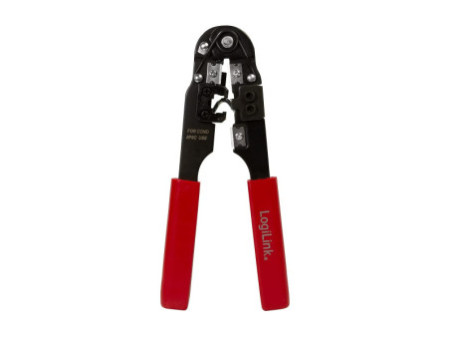 LogiLink Pince à sertir RJ45 avec découpeur et dénudeur de