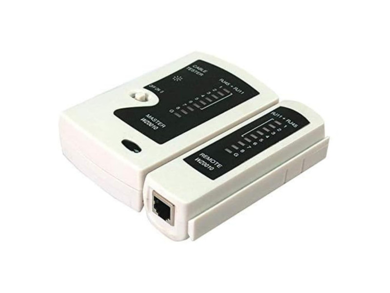 LogiLink Testeur de câbles RJ11, RJ12, RJ45 avec une unité