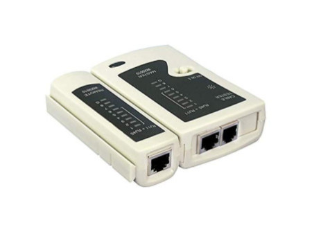 LogiLink Testeur de câbles RJ11, RJ12, RJ45 avec une unité
